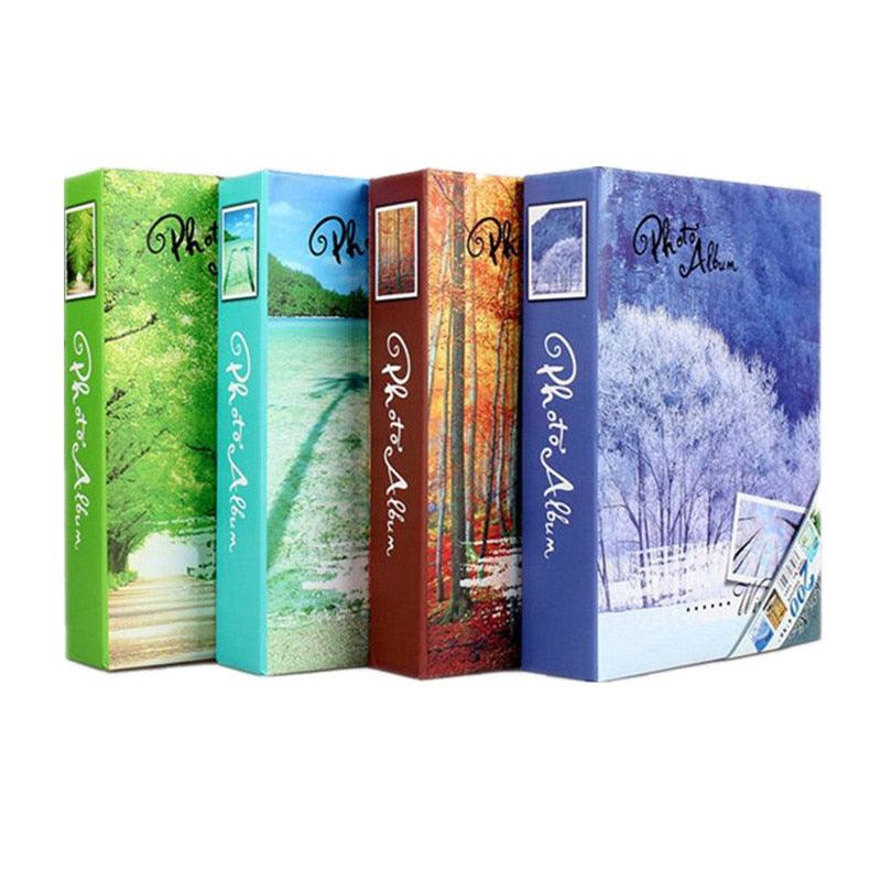 200 Sheets Season Photo Album Scrapbook Interleaf Type Classical 6 Inch Spring Paper Photo Album Scrapbook Paper Baby Family Scrapbook Albums