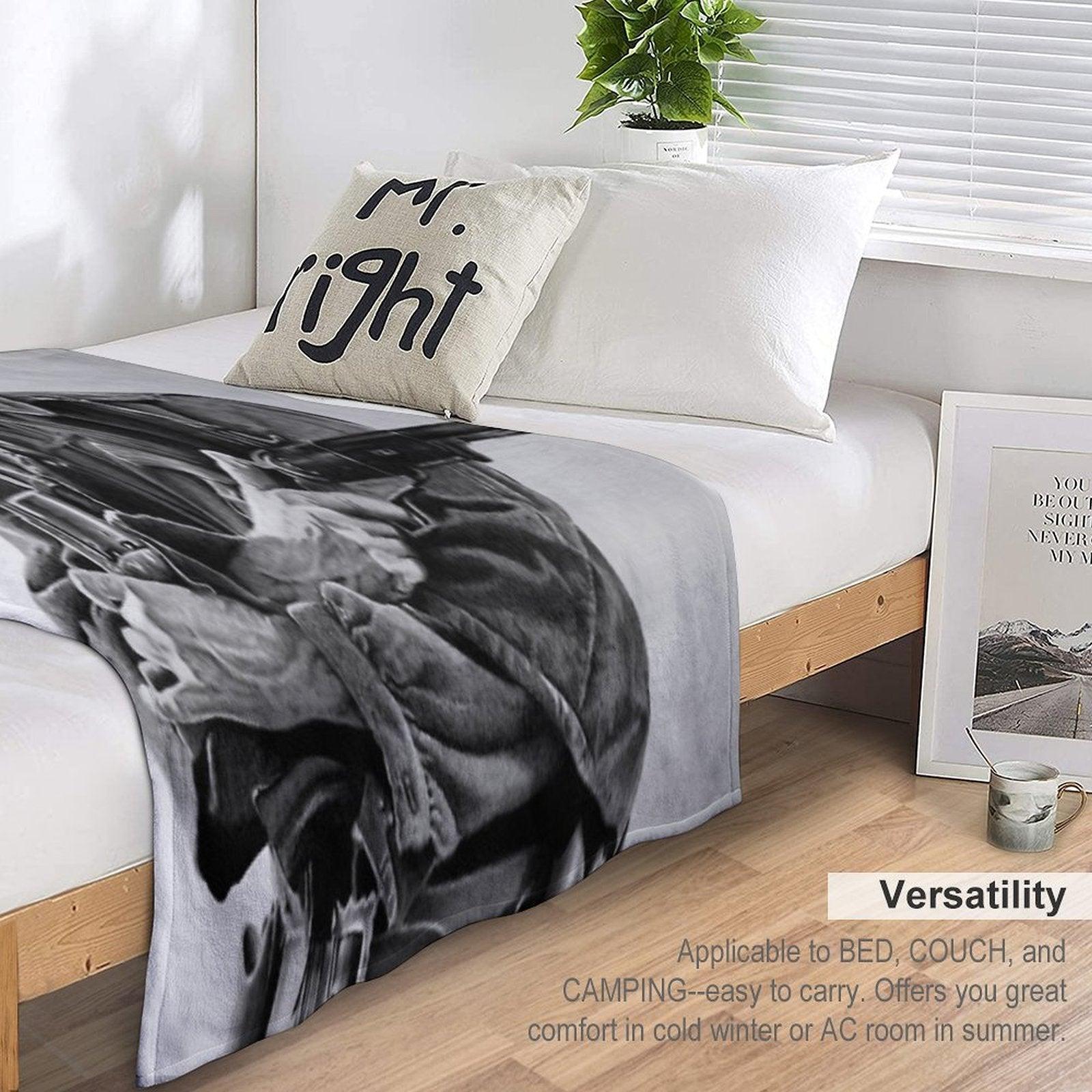 Clint Eastwood Josey Wales  Drawing Throw Blanket