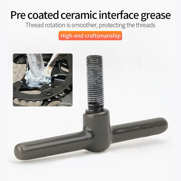 Universal Bike Chain Breaker v3.8: Cuts pins, removes links. For single - 12 speed MTB, road bikes. Repair tool.