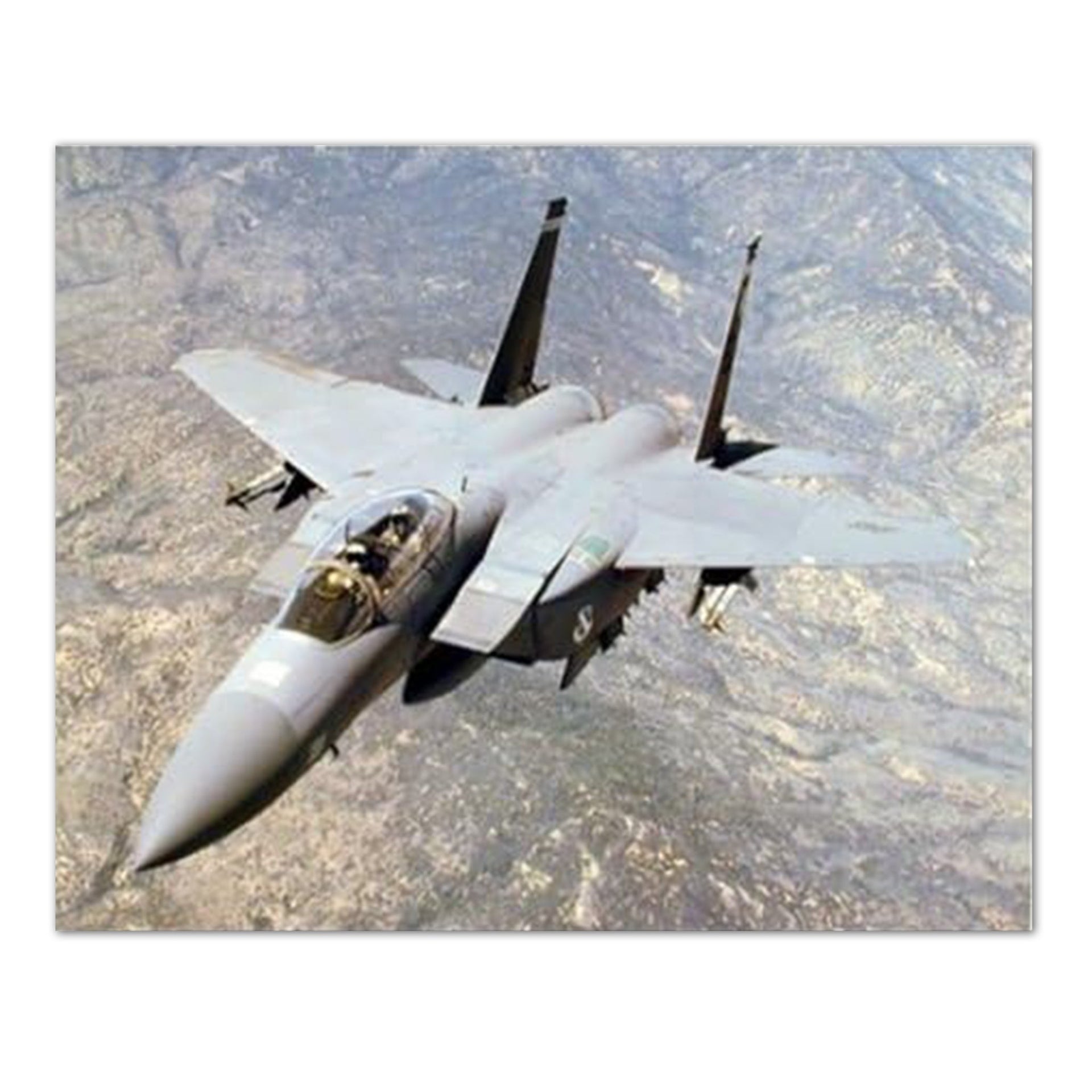 F15E Strike Eagle Art – 16x20 Military Aircraft Poster | High Quality Print