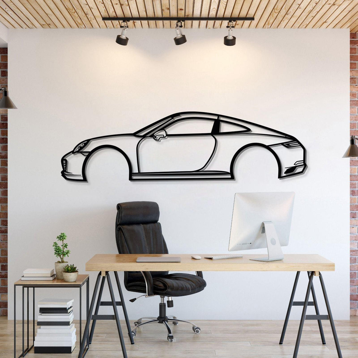 Carrera 911 Metal Car Wall Art - MT0577