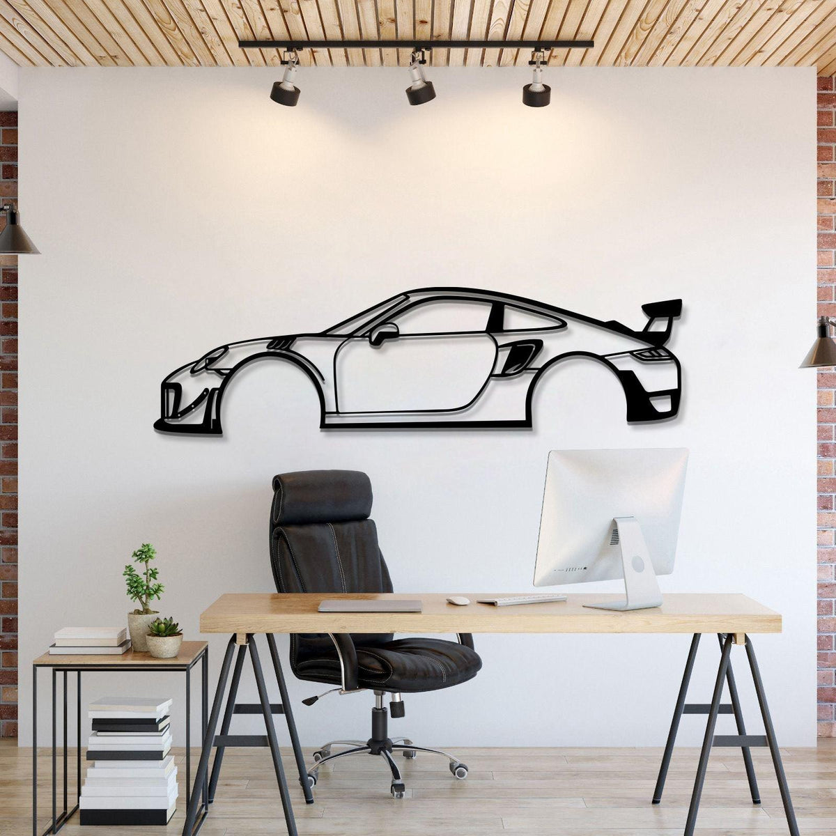 911 GT2 RS Metal Car Wall Art  - MT0646