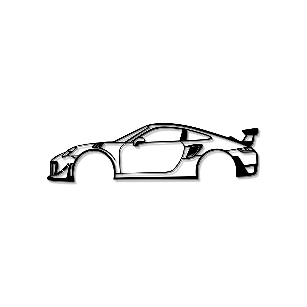 911 GT2 RS Metal Car Wall Art  - MT0646