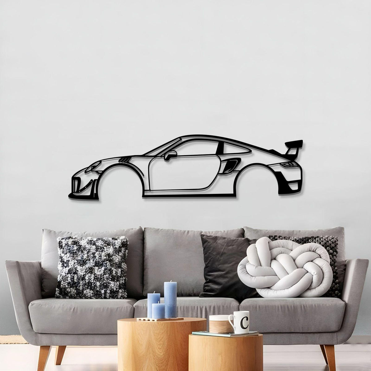 911 GT2 RS Metal Car Wall Art  - MT0646