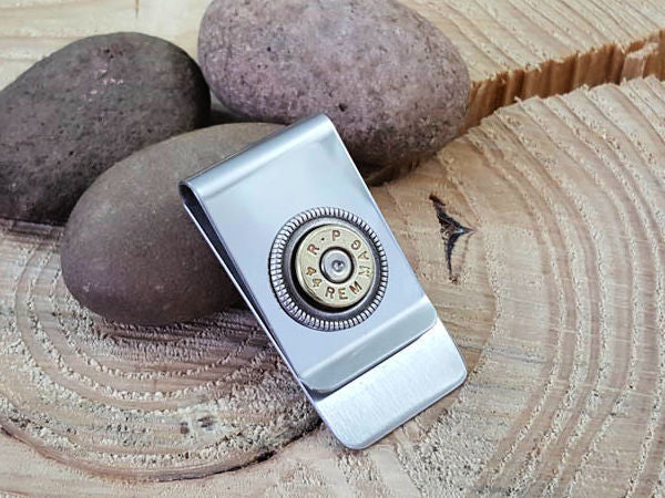Brass Bullet Money Clip - 44 MAGNUM