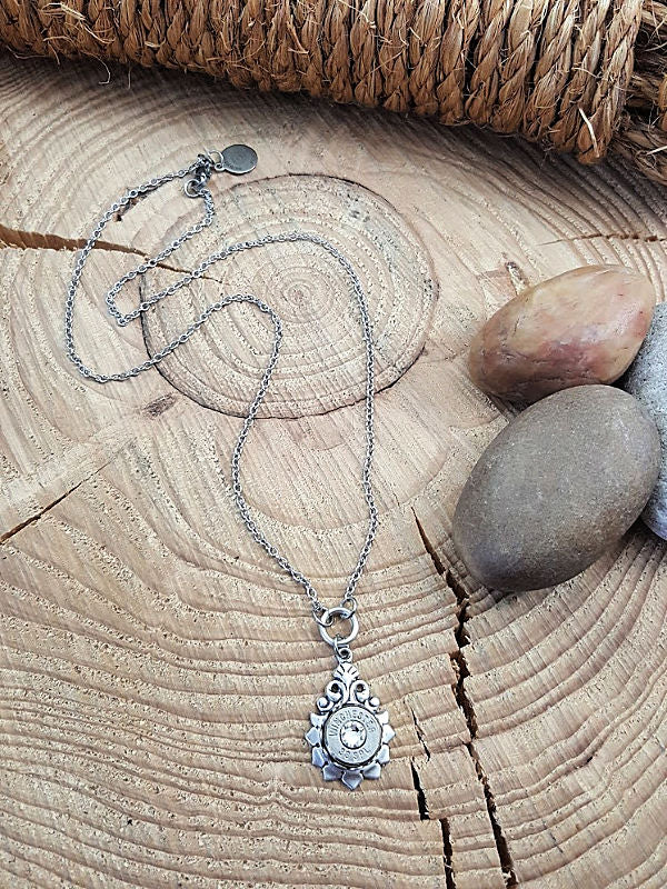 Jewelry Set - Vintage Inspired Bullet Necklace & Earring Gift Set