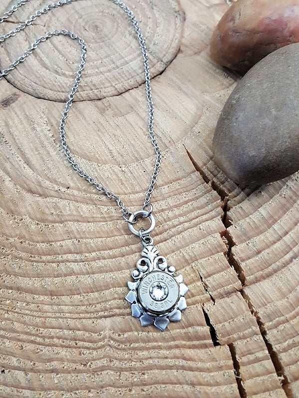 Jewelry Set - Vintage Inspired Bullet Necklace & Earring Gift Set