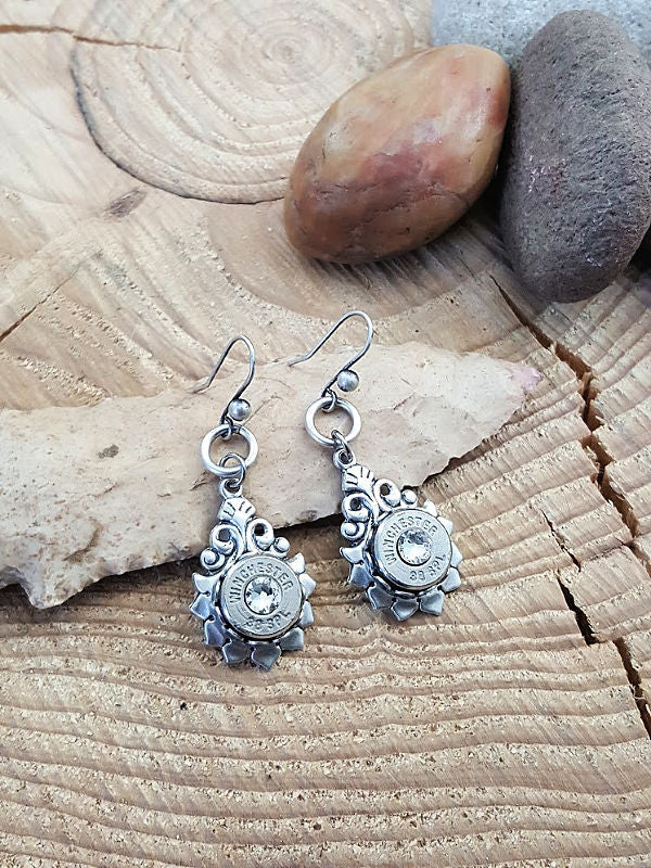 Jewelry Set - Vintage Inspired Bullet Necklace & Earring Gift Set