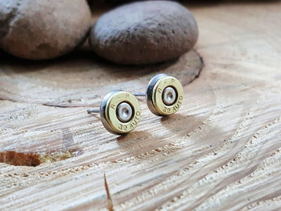 Petite 32 Auto Bullet Stud Earrings