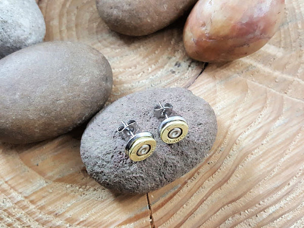 Petite 32 Auto Bullet Stud Earrings