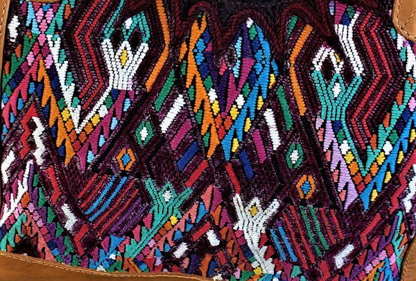 Handmade Guatemalan Backpack Shoulder Bag