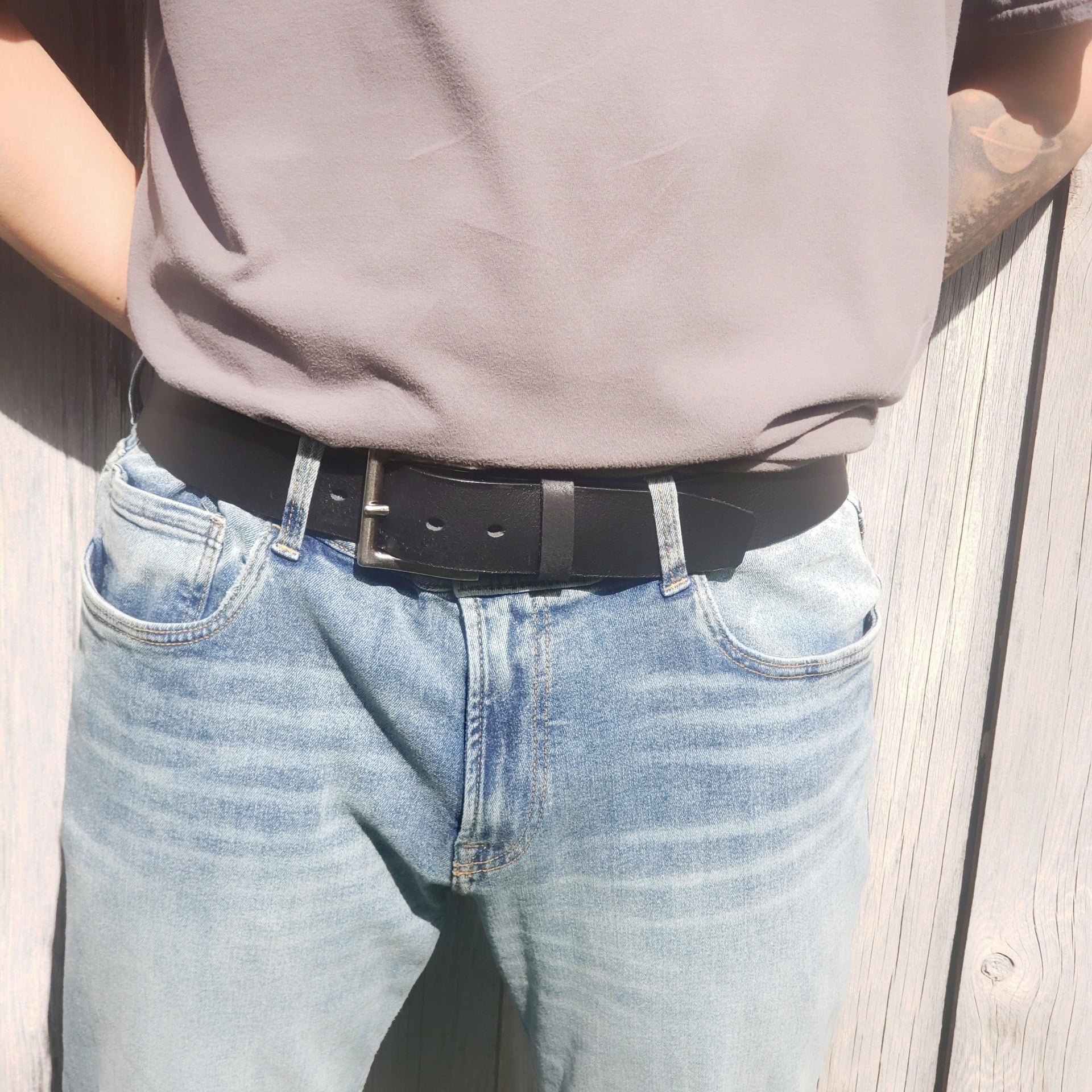 Long Haul Belt + Wallet - Men's Leather Belt and Wallet Gift Set