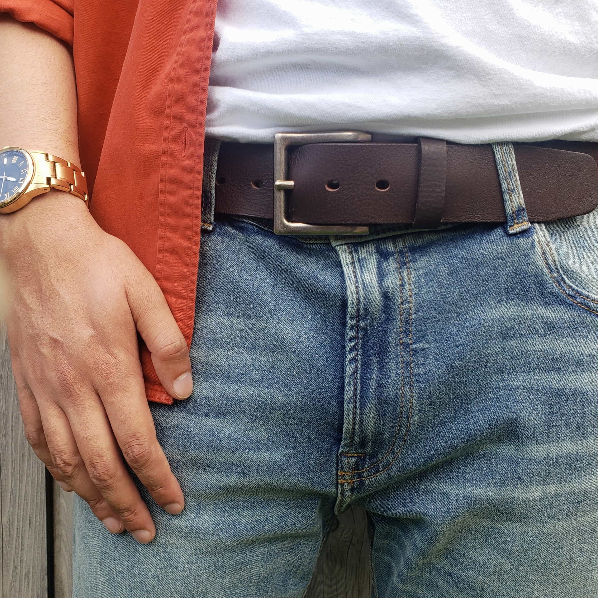 The Long Haul Belt - Classic Black 100% Full-Grain Leather Belt