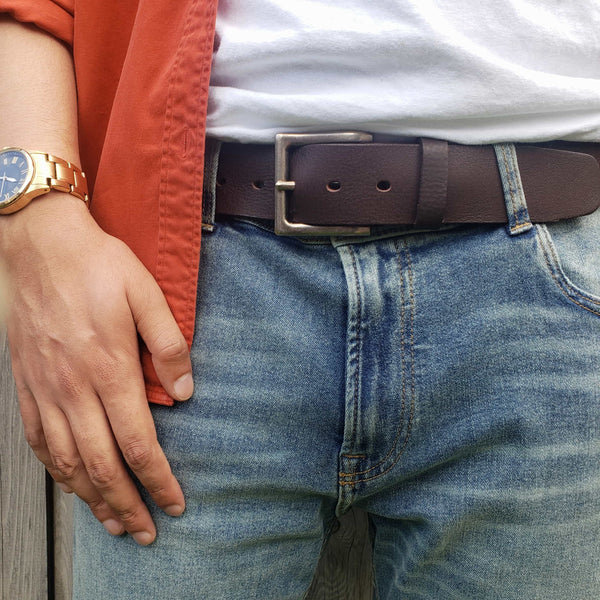 Long Haul Belt + Wallet - Men's Leather Belt and Wallet Gift Set