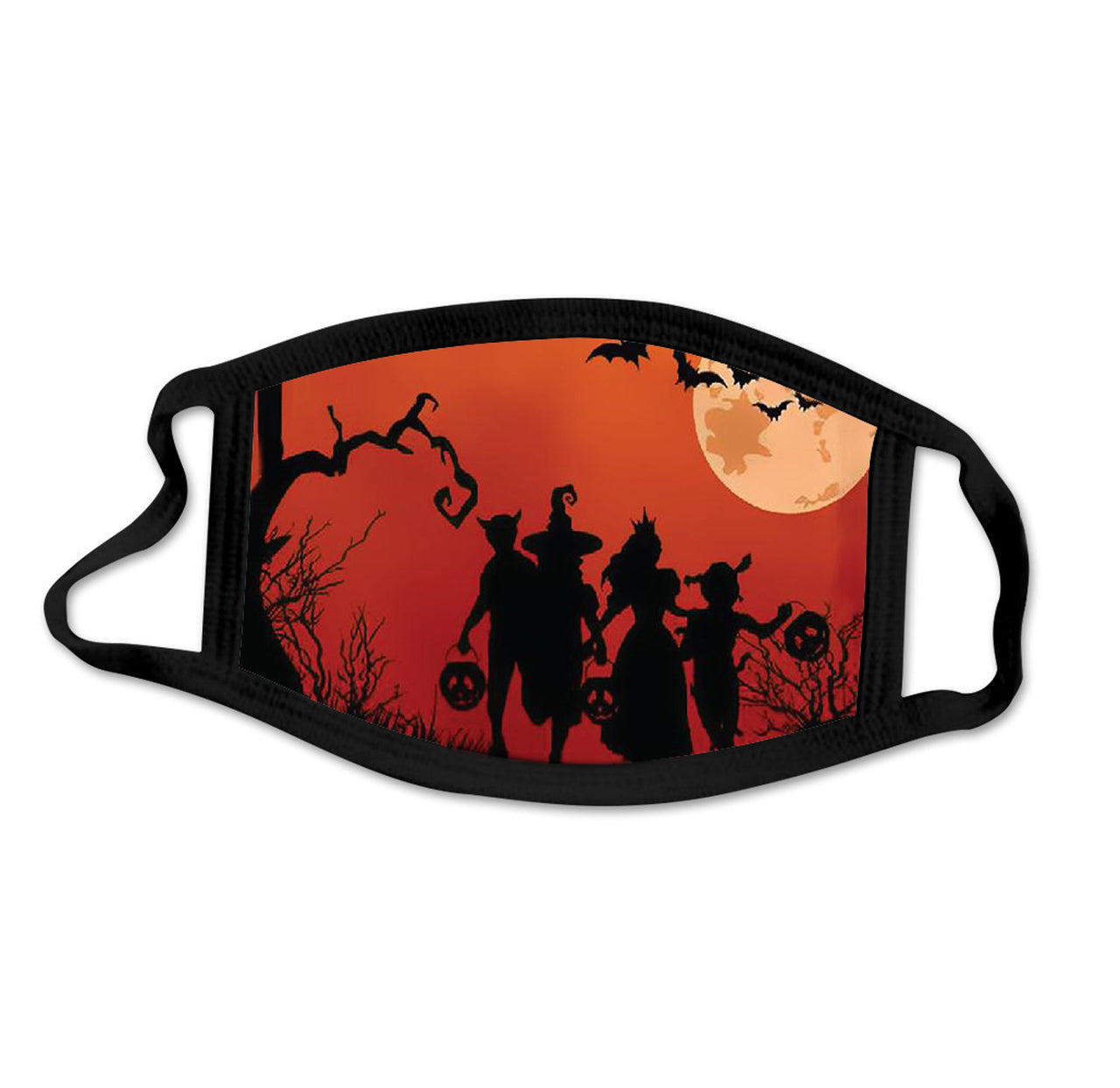 6-Pack Kids' Halloween-Themed Reusable Face Mask