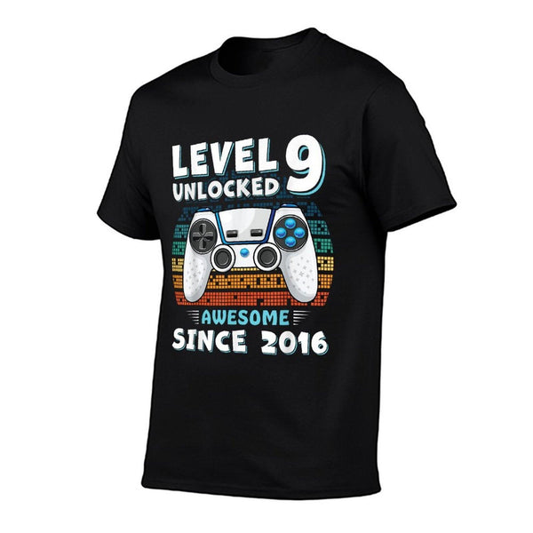9 Year Old BDay Decorations Son Boy 9yr 2016 9th Birthday T-Shirt