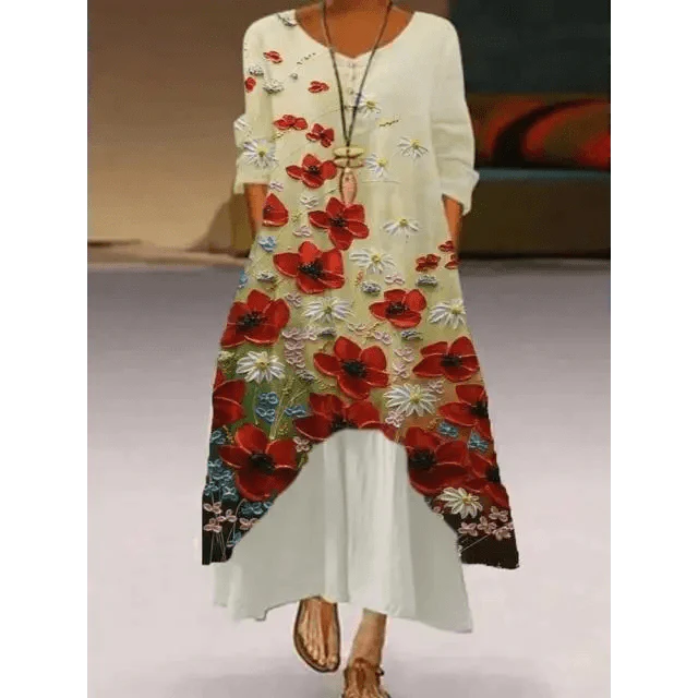 Fashion Long Sleeve Casual Loose Dress for Women - Summer Fashion Dresses for Women