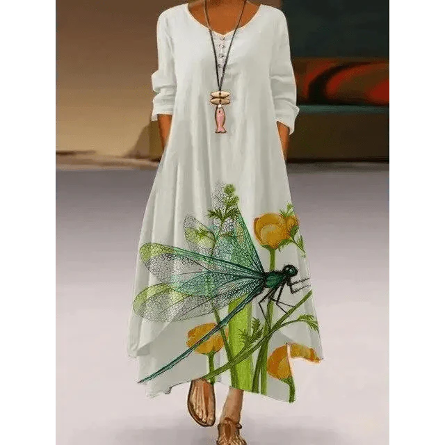 Fashion Long Sleeve Casual Loose Dress for Women - Summer Fashion Dresses for Women