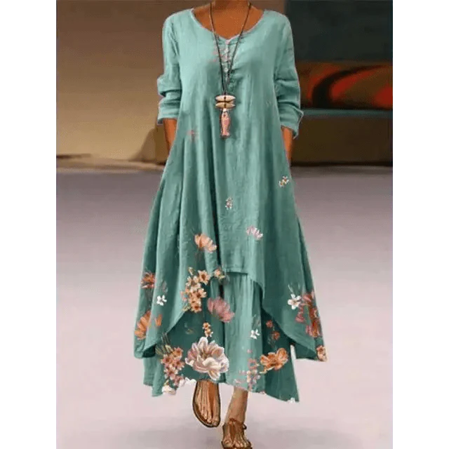 Fashion Long Sleeve Casual Loose Dress for Women - Summer Fashion Dresses for Women