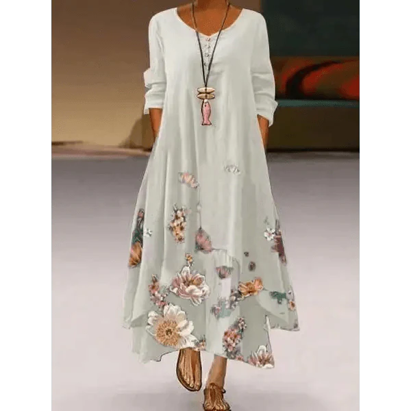 Fashion Long Sleeve Casual Loose Dress for Women - Summer Fashion Dresses for Women