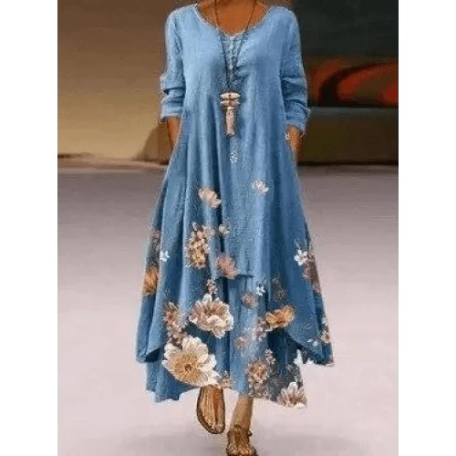 Fashion Long Sleeve Casual Loose Dress for Women - Summer Fashion Dresses for Women