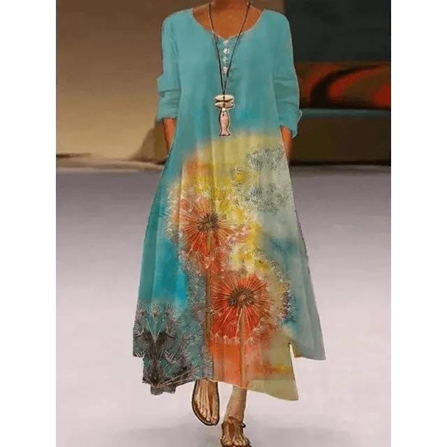 Fashion Long Sleeve Casual Loose Dress for Women - Summer Fashion Dresses for Women