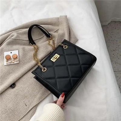 2021 Fashion Shoulder Bag Women Travel Bags Leather Pu Quilted Bag - Female Trendy Luxury Designer Handbags