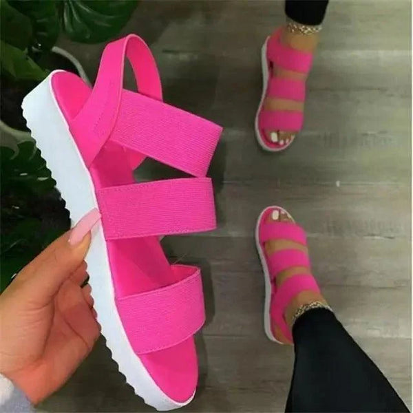 2021 Fashion Women Sandals New Elegant Comfortable Design Womens Flat Open Toe Sandals