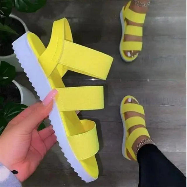 2021 Fashion Women Sandals New Elegant Comfortable Design Womens Flat Open Toe Sandals