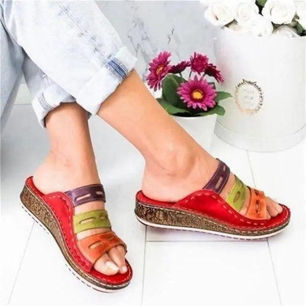 2021 New Fashion Summer Women Slippers fashion Sandals women Shoes Platform Wedges Sandals
