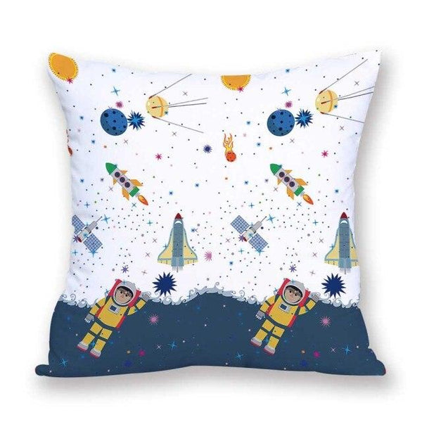 2021 New Space Home Pillow Universe Sun Planet Pillows Decorative Throw Pillow Cover Universe Outer Space Planets Star Pillow Case Pillow Cushion Covers Decorative Pillow Spaceship Cover
