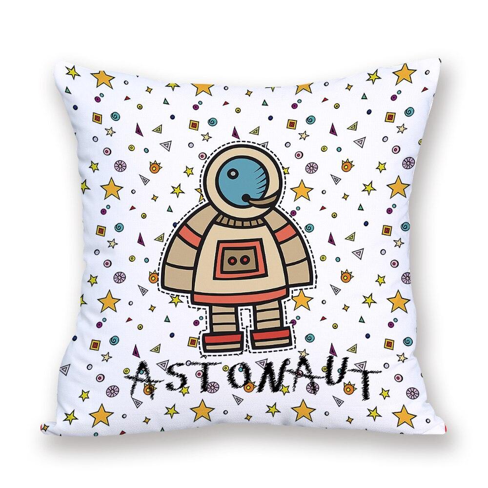 2021 New Space Home Pillow Universe Sun Planet Pillows Decorative Throw Pillow Cover Universe Outer Space Planets Star Pillow Case Pillow Cushion Covers Decorative Pillow Spaceship Cover