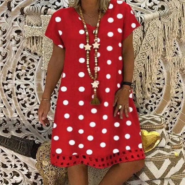 Stylish Summer Dress Loose Ladies Orange Yellow Summer Dresses For Women - Women Cute Outfits