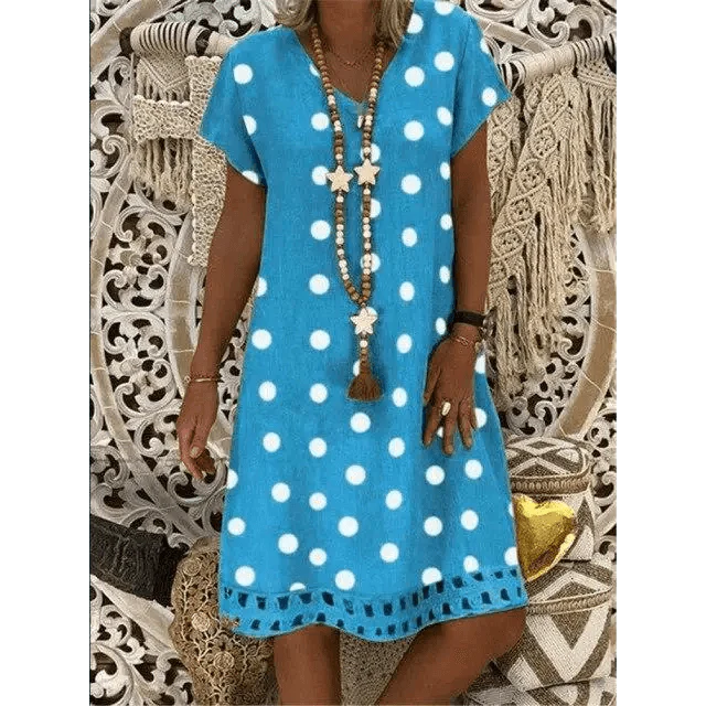 Stylish Summer Dress Loose Ladies Orange Yellow Summer Dresses For Women - Women Cute Outfits