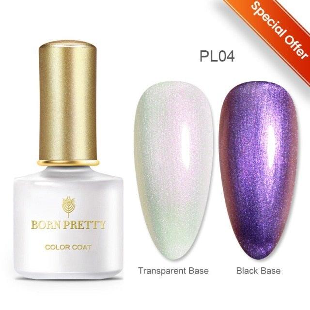 2021 New Womens Colorful Nail Gel Polish Modern Glitter Pink Purple UV Diamond Stylish Design Nail Colors Gel