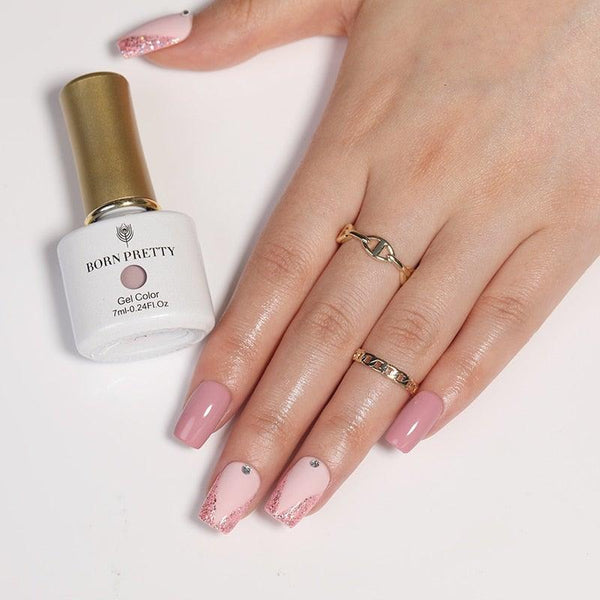 2021 New Womens Colorful Nail Gel Polish Modern Glitter Pink Purple UV Diamond Stylish Design Nail Colors Gel