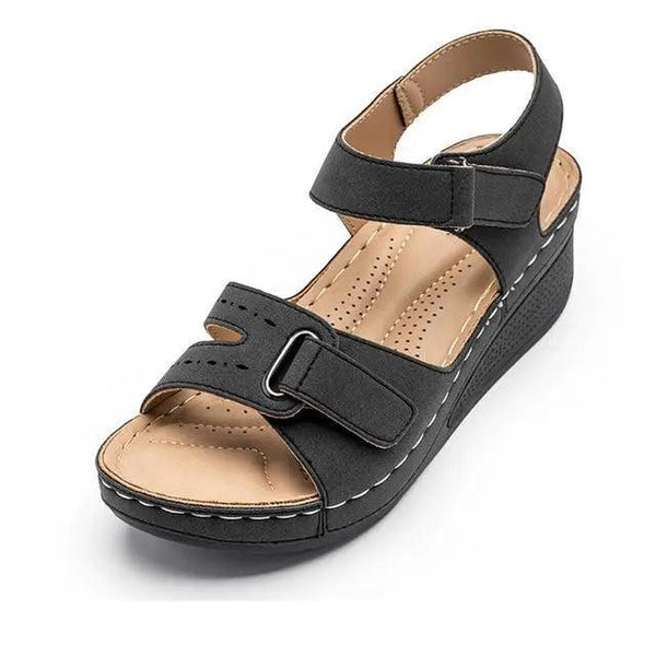 2021 Summer Classic Women's Sandals Elegant Buckle Strap Design Comfortable Women Shoes