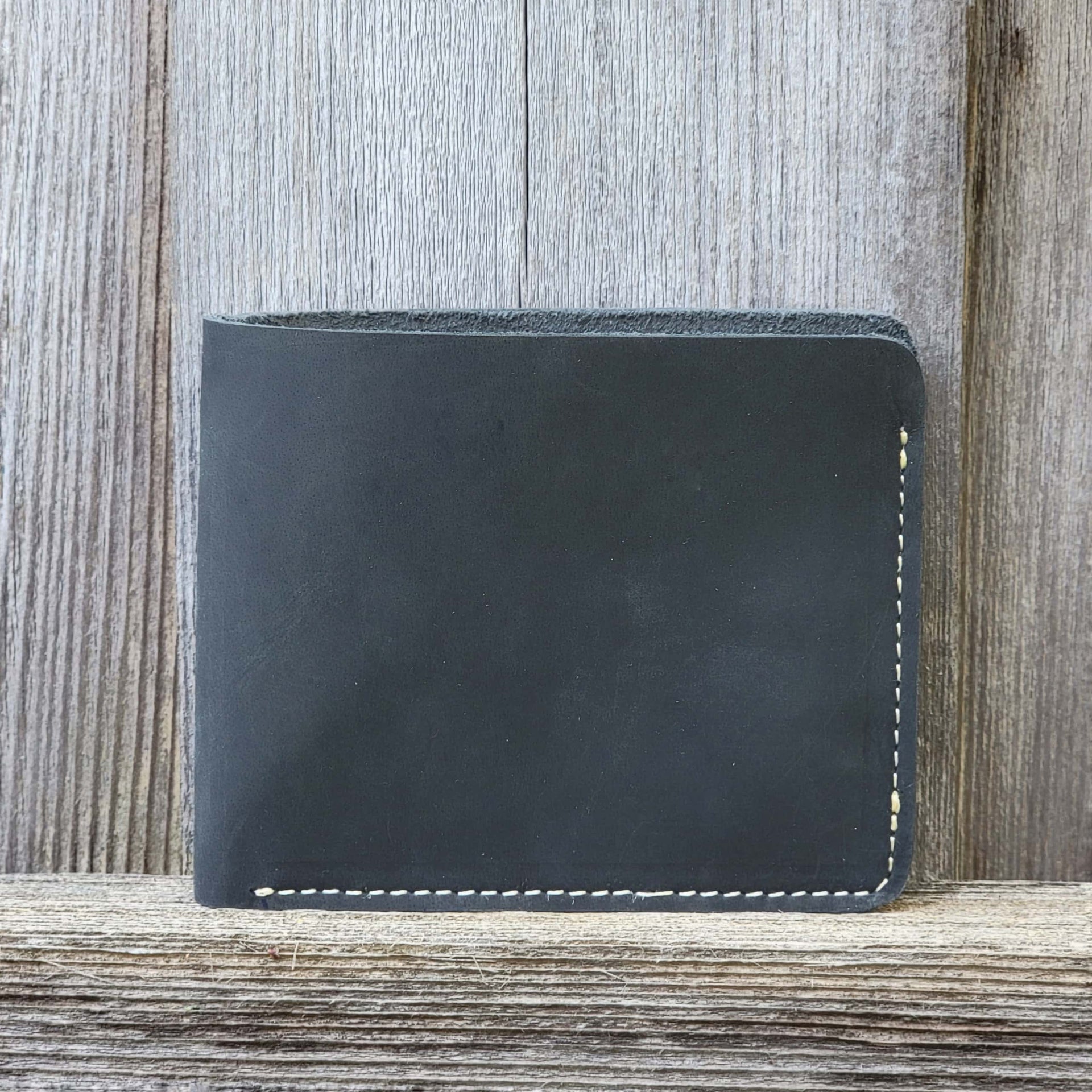 Cognac Full Grain Leather Wallet with Coin Pouch NAB Leather