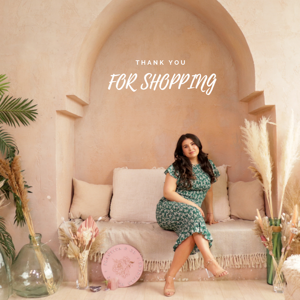 Natural Dried Palm Leaf - Set of 2