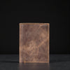 Meraki - Brown Full Grain Leather Trifold Wallet