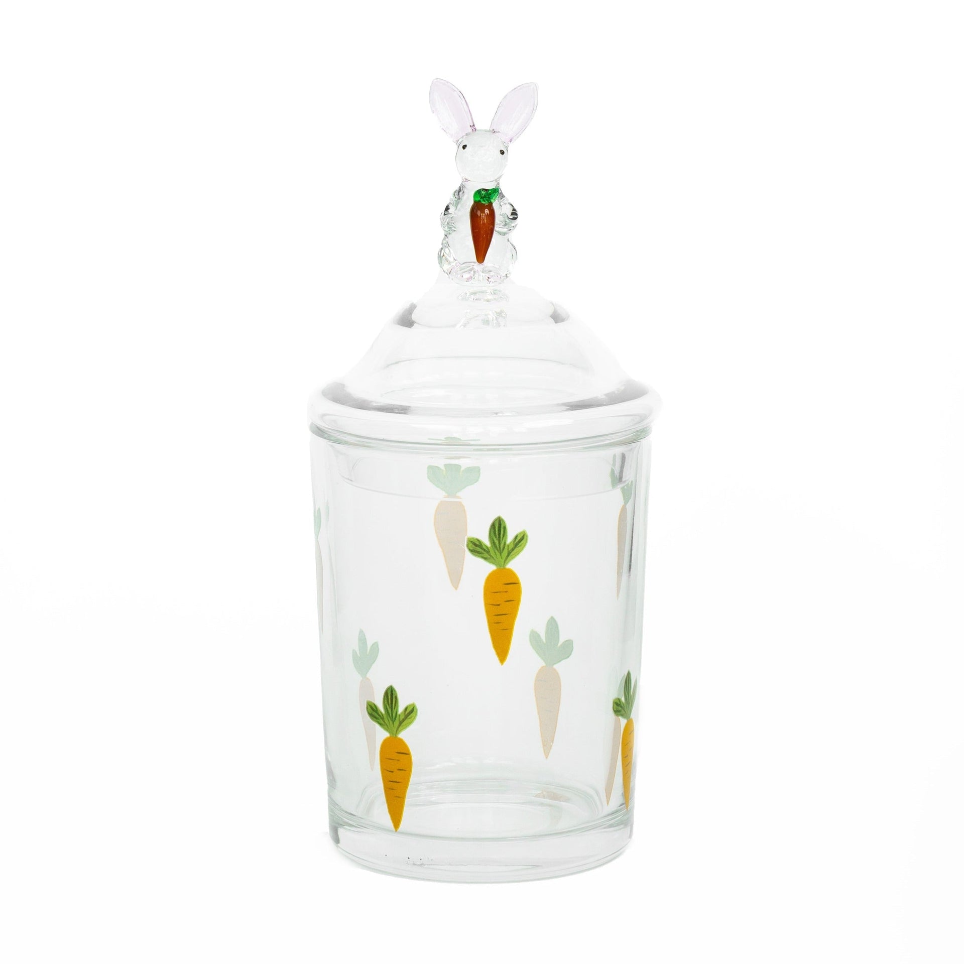 3D Easter Bunny Jar Jersey Art Glass