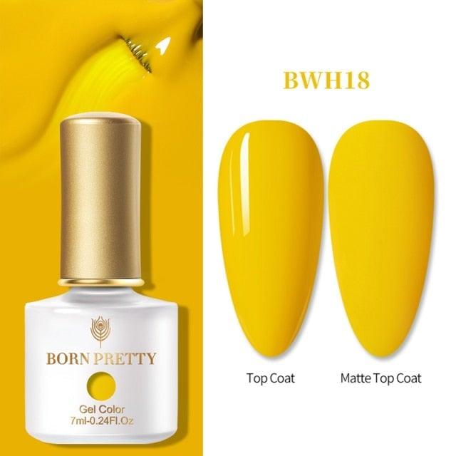 2022 Elegant Pretty Womens Orange 6ml Gel Nail Polish Summer UV LED Stylish Glossy and Matte Professional Home Nail Design For Women