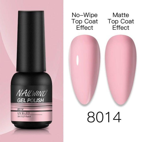 NEW TREND Modern fashion Red Gel Nail Polish For Nails  Permanent UV LED 8ml Matte Glossy High Quality Fashion Design For Women and Ladies