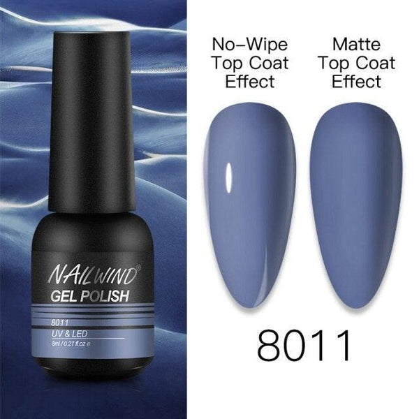 NEW TREND Modern fashion Red Gel Nail Polish For Nails  Permanent UV LED 8ml Matte Glossy High Quality Fashion Design For Women and Ladies