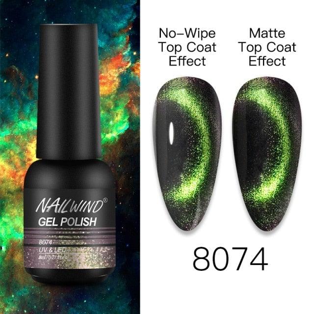 NEW TREND Modern fashion Red Gel Nail Polish For Nails  Permanent UV LED 8ml Matte Glossy High Quality Fashion Design For Women and Ladies