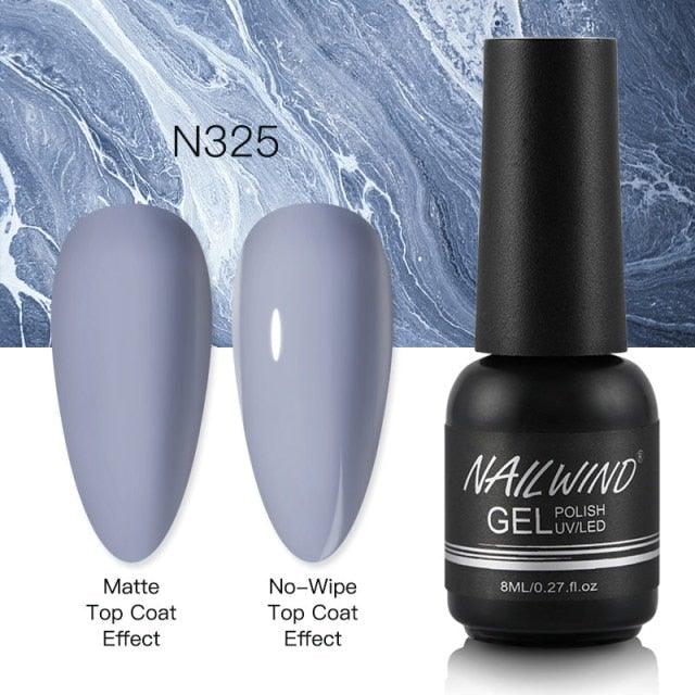 NEW TREND Modern fashion Red Gel Nail Polish For Nails  Permanent UV LED 8ml Matte Glossy High Quality Fashion Design For Women and Ladies