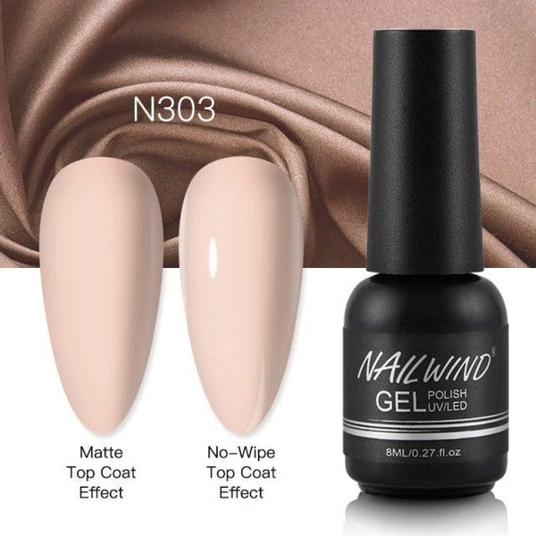 NEW TREND Modern fashion Red Gel Nail Polish For Nails  Permanent UV LED 8ml Matte Glossy High Quality Fashion Design For Women and Ladies