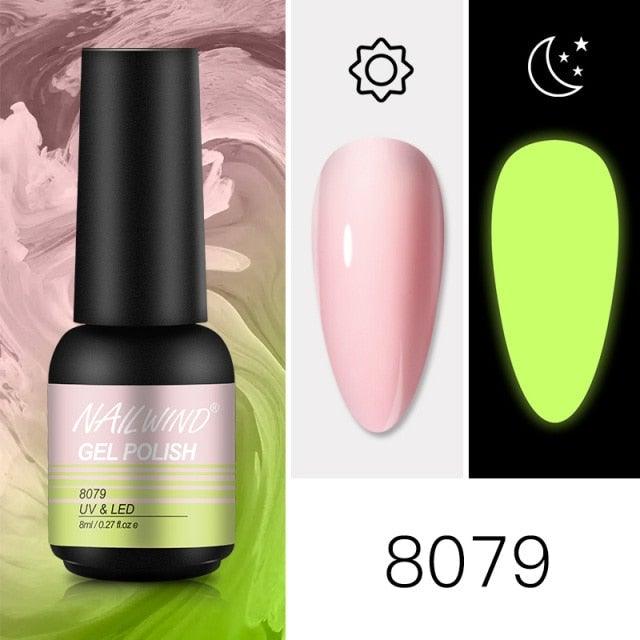 NEW TREND Modern fashion Red Gel Nail Polish For Nails  Permanent UV LED 8ml Matte Glossy High Quality Fashion Design For Women and Ladies