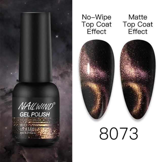 NEW TREND Modern fashion Red Gel Nail Polish For Nails  Permanent UV LED 8ml Matte Glossy High Quality Fashion Design For Women and Ladies