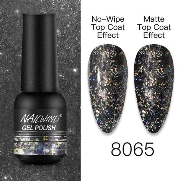 NEW TREND Modern fashion Red Gel Nail Polish For Nails  Permanent UV LED 8ml Matte Glossy High Quality Fashion Design For Women and Ladies